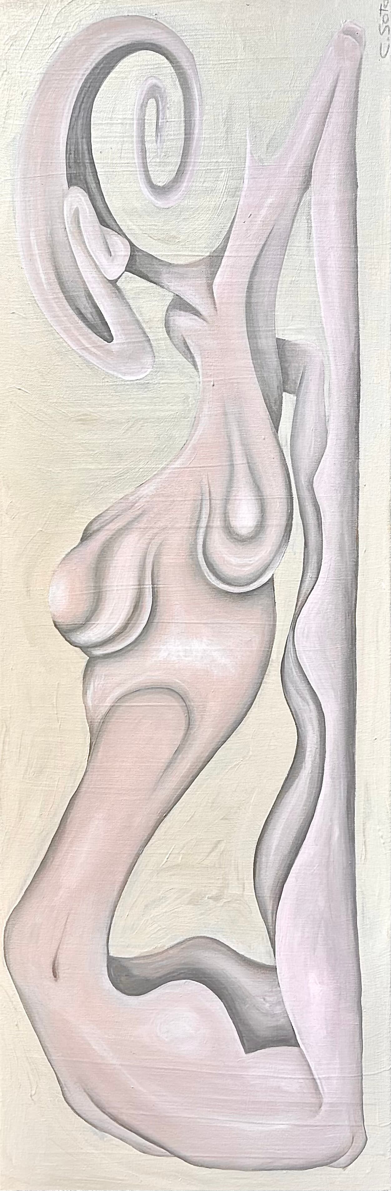 Unnamed #1, Acrylic on canvas — Carlota Soto